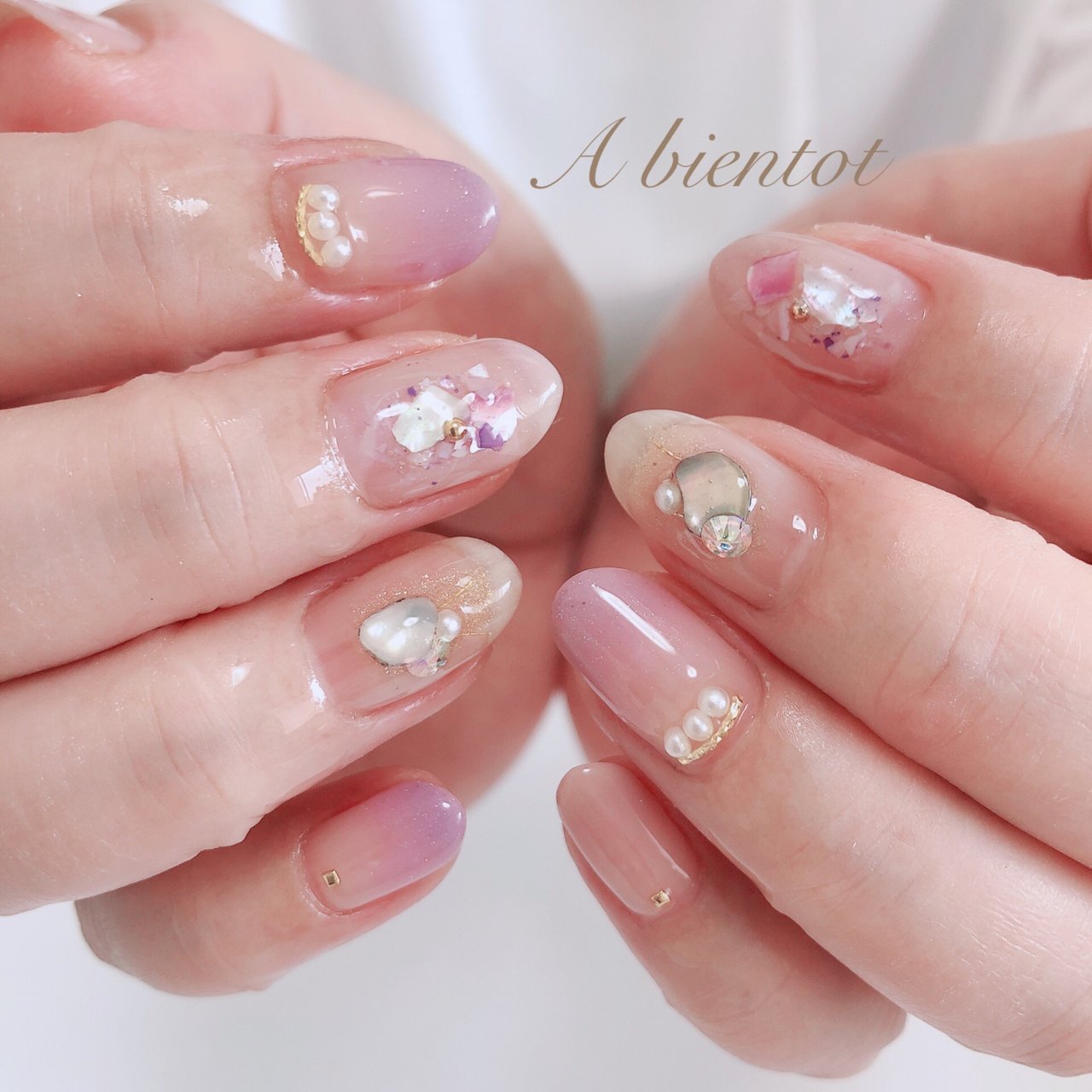 夏 オフィス ブライダル パーティー ハンド 京都伏見abientotprivatenailsalon カルジェル専門ネイルサロンのネイル デザイン No ネイルブック