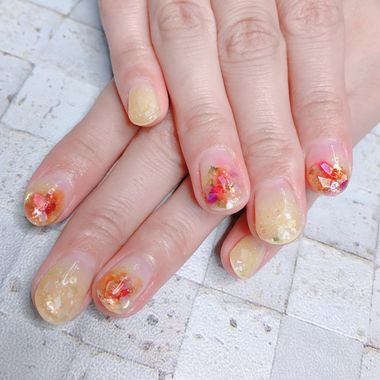 夏 海 リゾート ライブ ピンク Simple Nail 鈴のネイルデザイン No ネイルブック