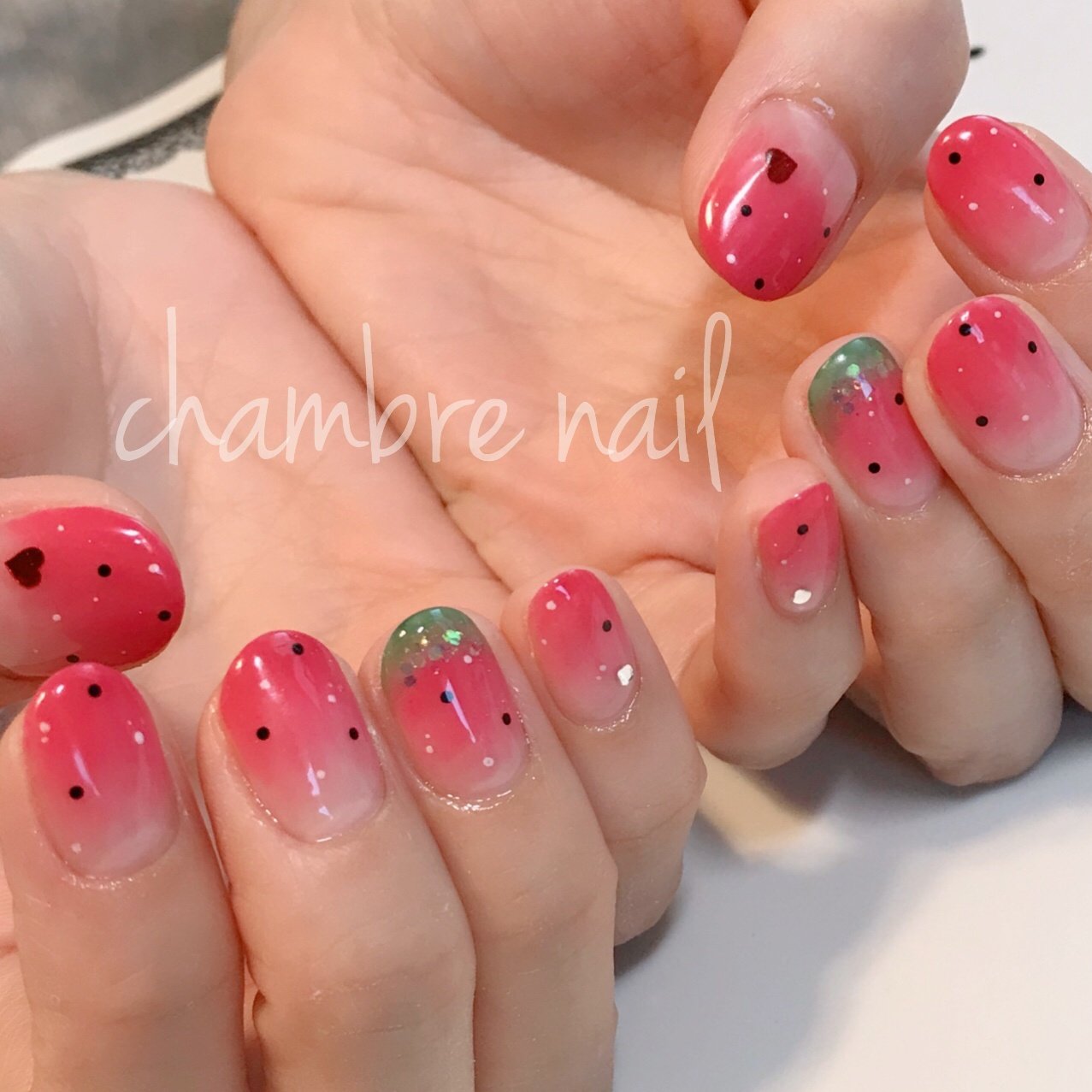 夏 海 リゾート 浴衣 ハンド Chambre Nailのネイルデザイン No 550 ネイルブック