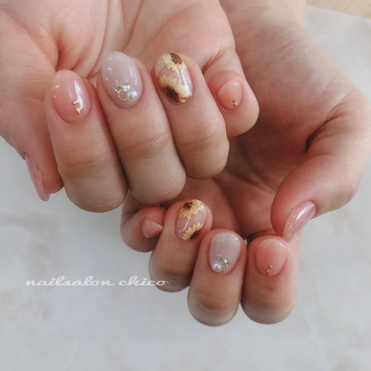 夏 旅行 オフィス デート ハンド Nail Salon Chicoのネイルデザイン No ネイルブック