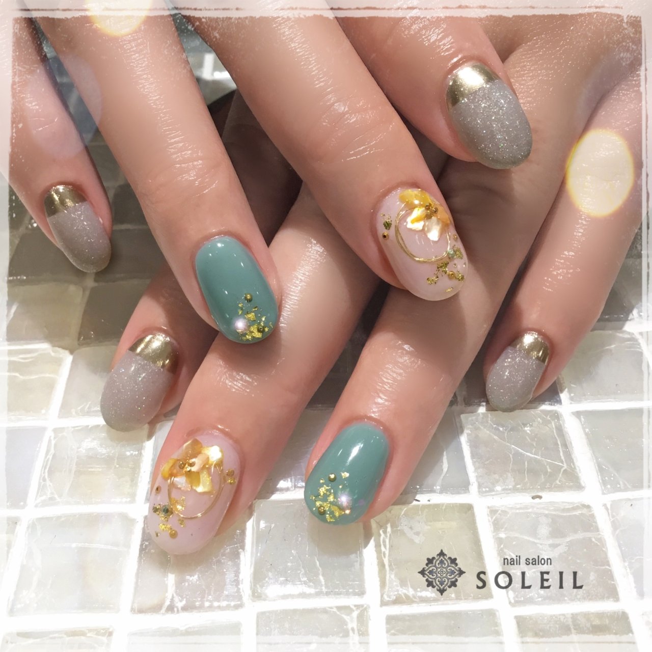 春 夏 海 リゾート ハンド Nail Salon Soleil ネイルサロン ソレイユ のネイルデザイン No ネイルブック