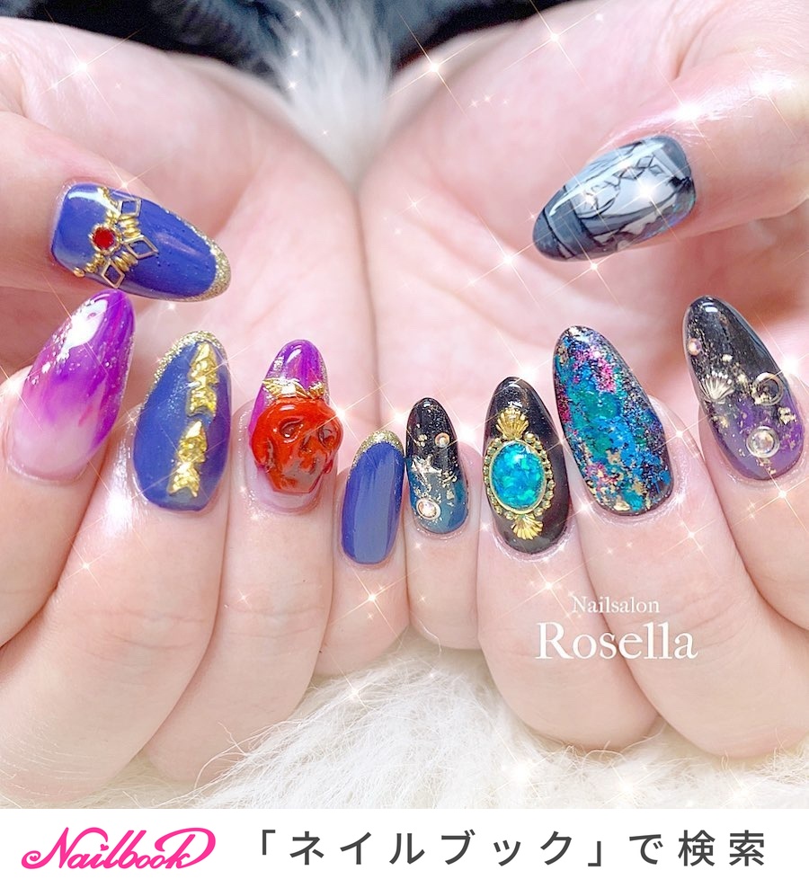 人気順 ミディアム オクタヴィネルネイルのネイルデザイン ネイルブック