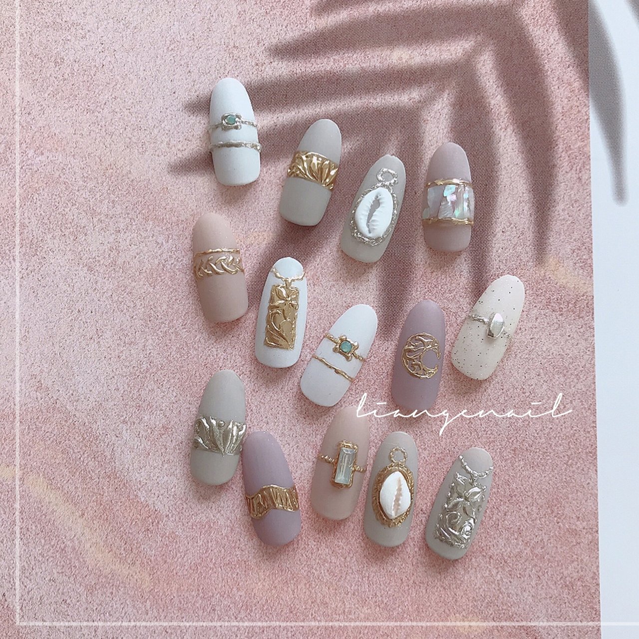 春 夏 海 リゾート ハンド Liangenailのネイルデザイン No 5512375 ネイルブック