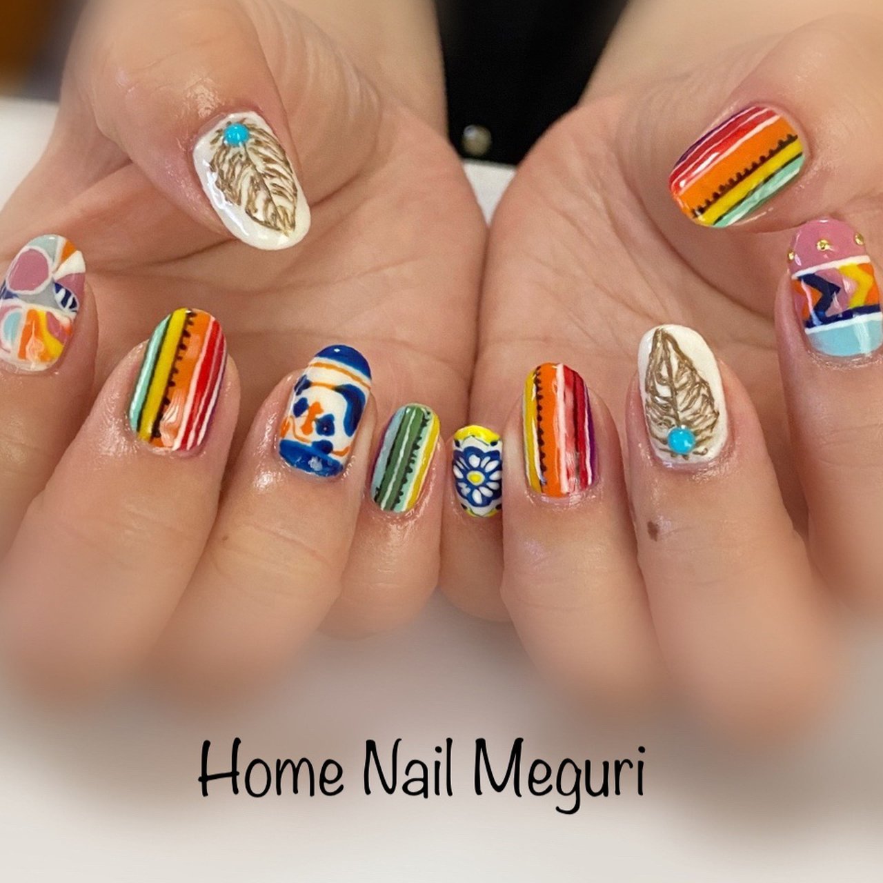 Home Nail Meguriのネイルデザイン No ネイルブック