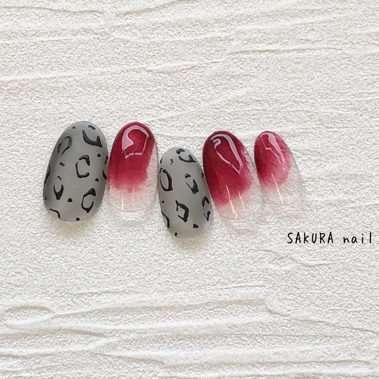 夏 秋 オールシーズン ハンド アニマル柄 Sakura Nailのネイルデザイン No ネイルブック