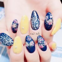 夏 和 スカルプチュアのネイルデザイン ネイルブック