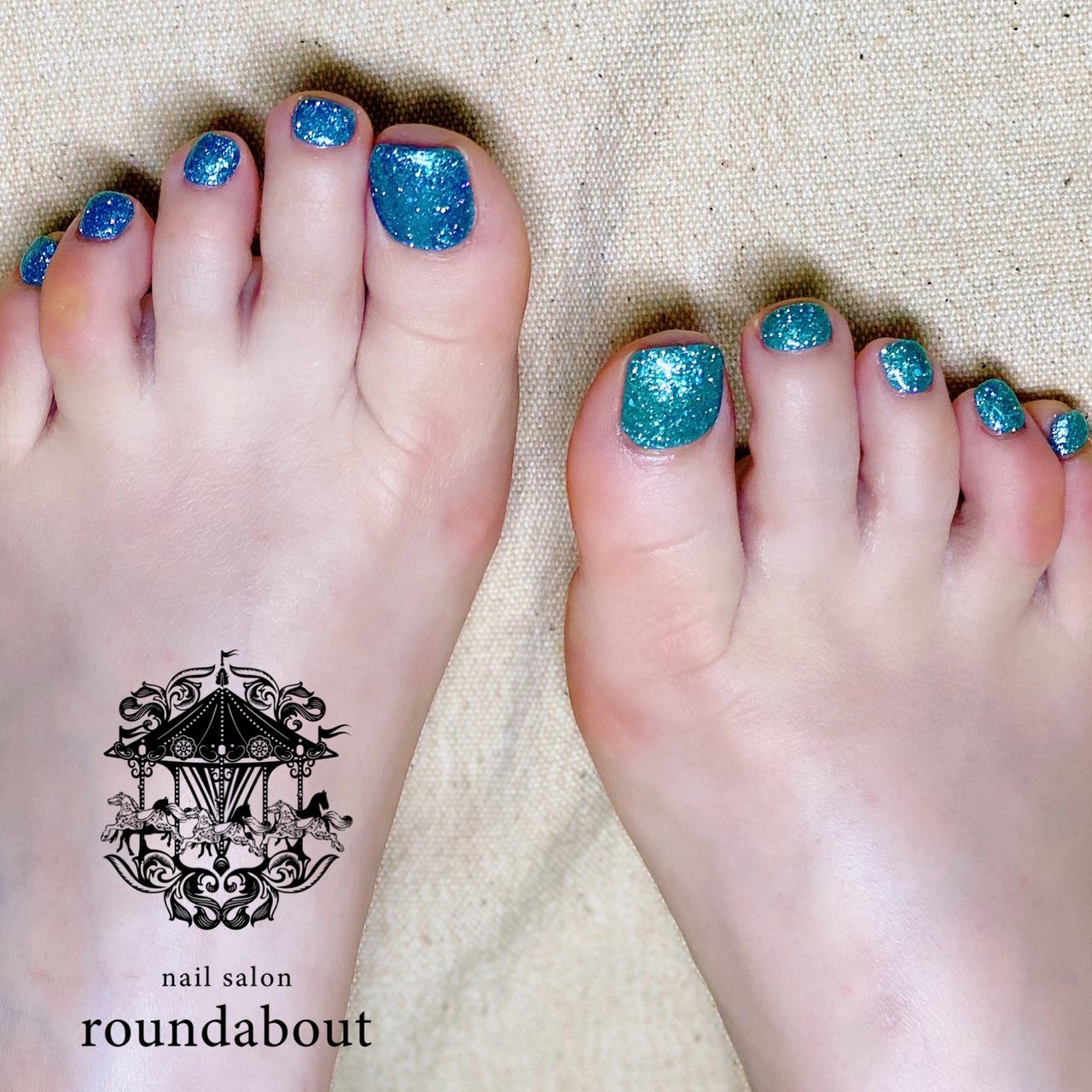 夏 梅雨 海 リゾート フット Yuko Nail Salon Roundabout のネイルデザイン No ネイルブック