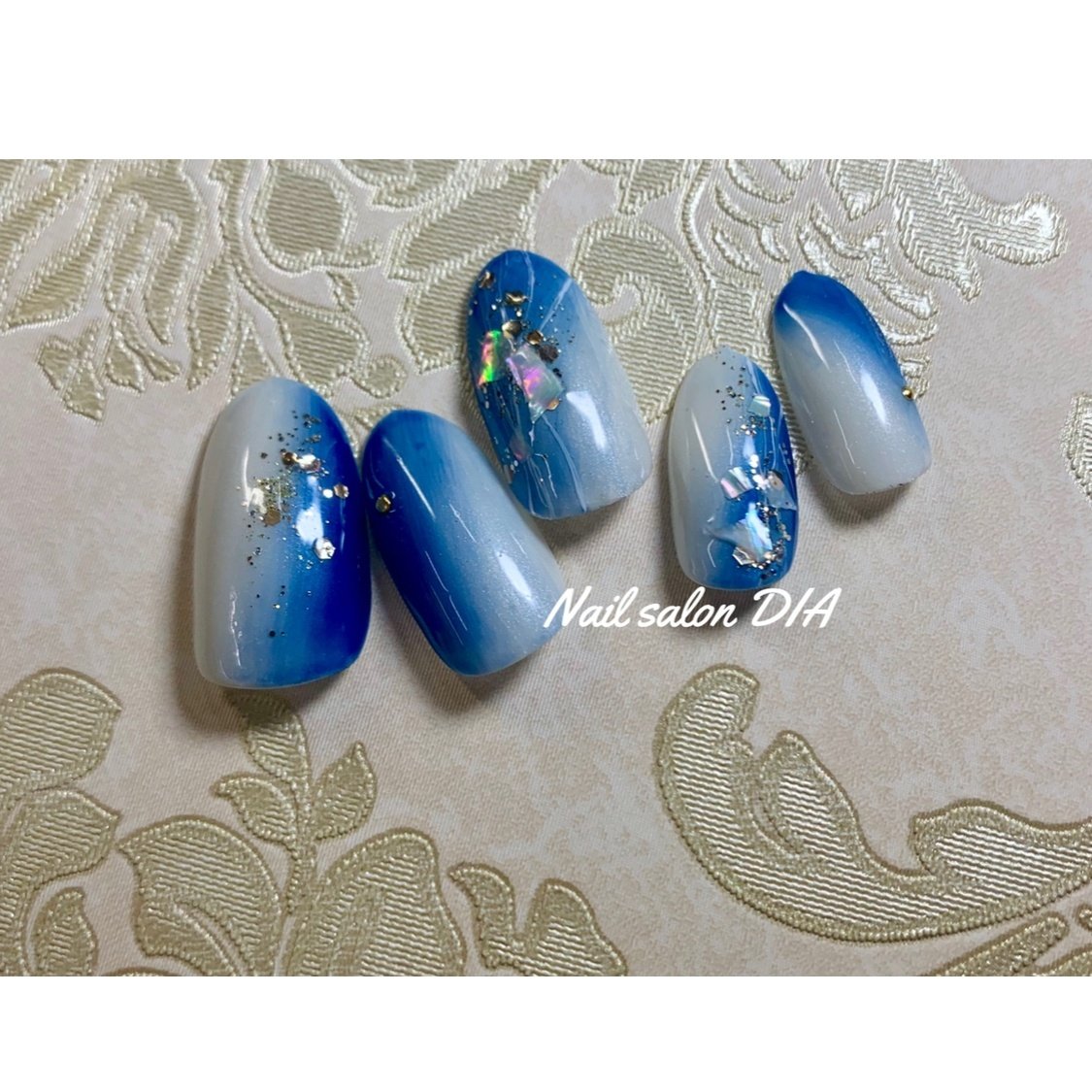 夏 冬 オールシーズン シンプル グラデーション Nailsalondiaのネイルデザイン No ネイルブック