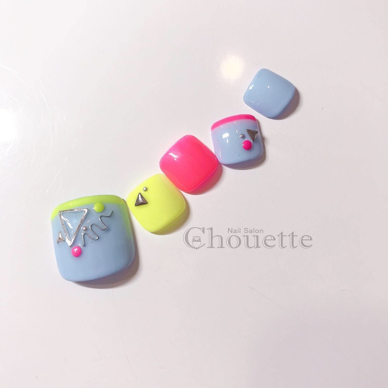 夏 オールシーズン 旅行 海 フット Yuko Nail Chouetteのネイルデザイン No ネイルブック