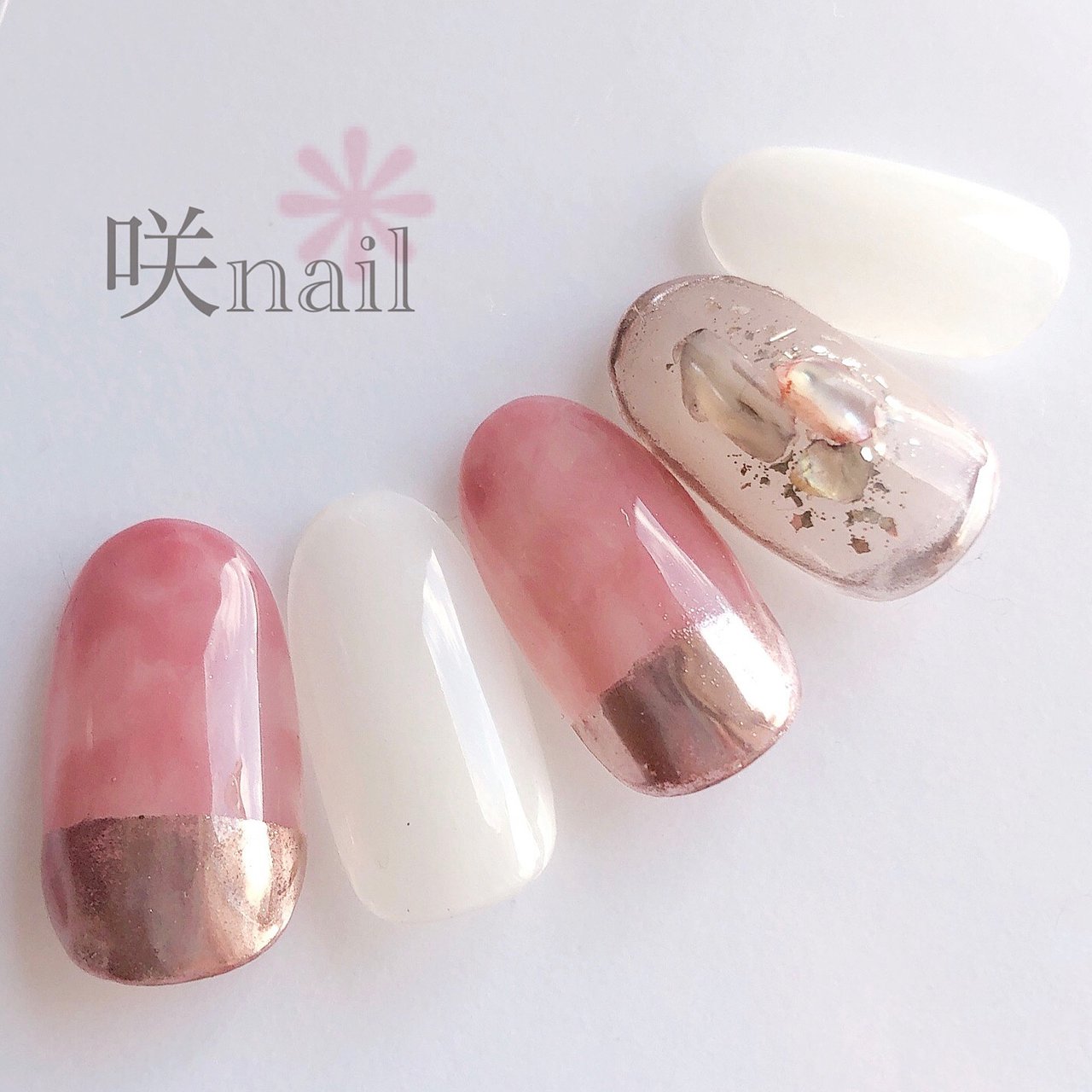 夏 オールシーズン パーティー デート ハンド 咲nail サキネイル のネイルデザイン No ネイルブック