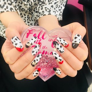 101匹わんちゃんネイルのネイルデザイン ネイルブック