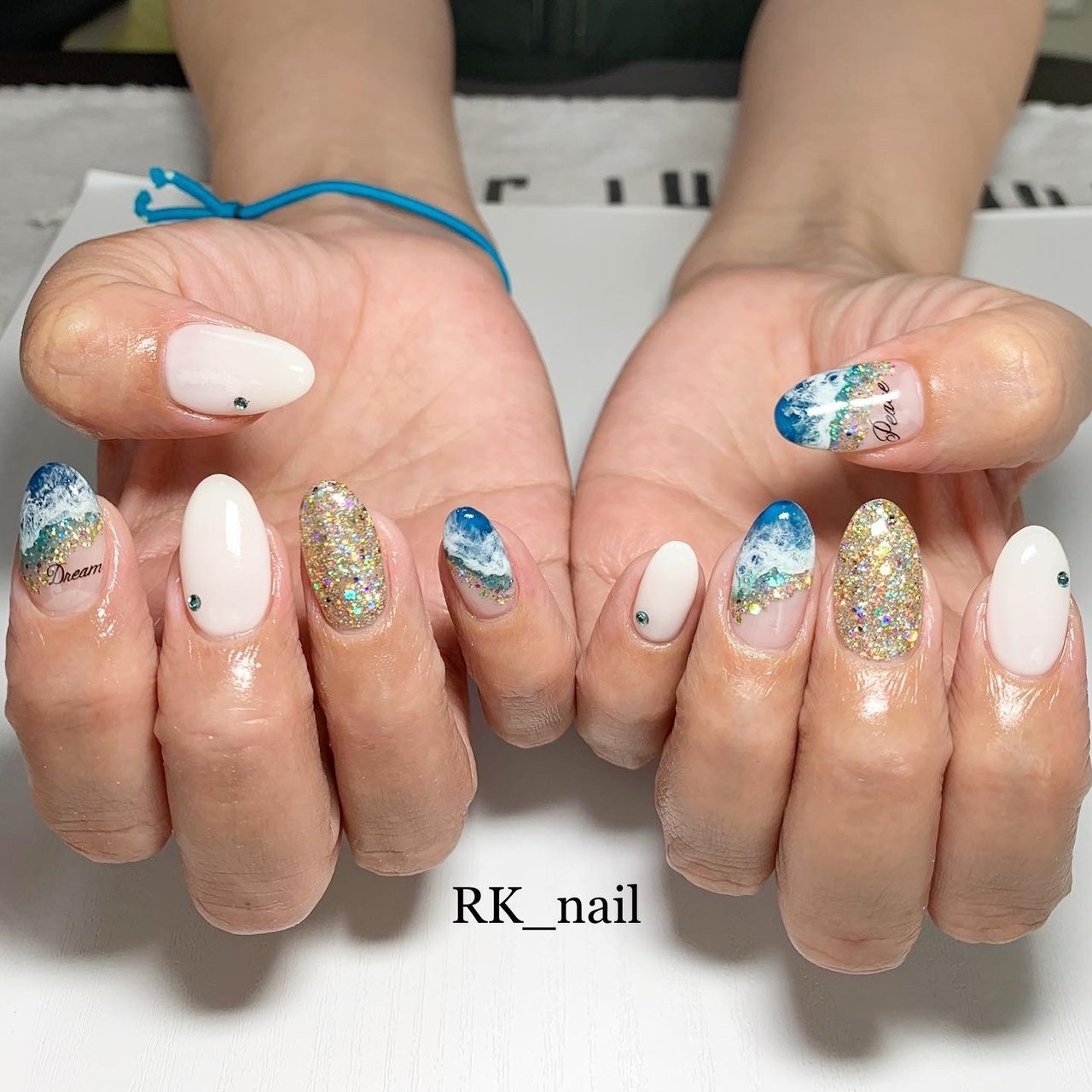 夏 旅行 海 リゾート ハンド Rk Nail ｱｰﾙｹｲﾈｲﾙ のネイルデザイン No ネイルブック