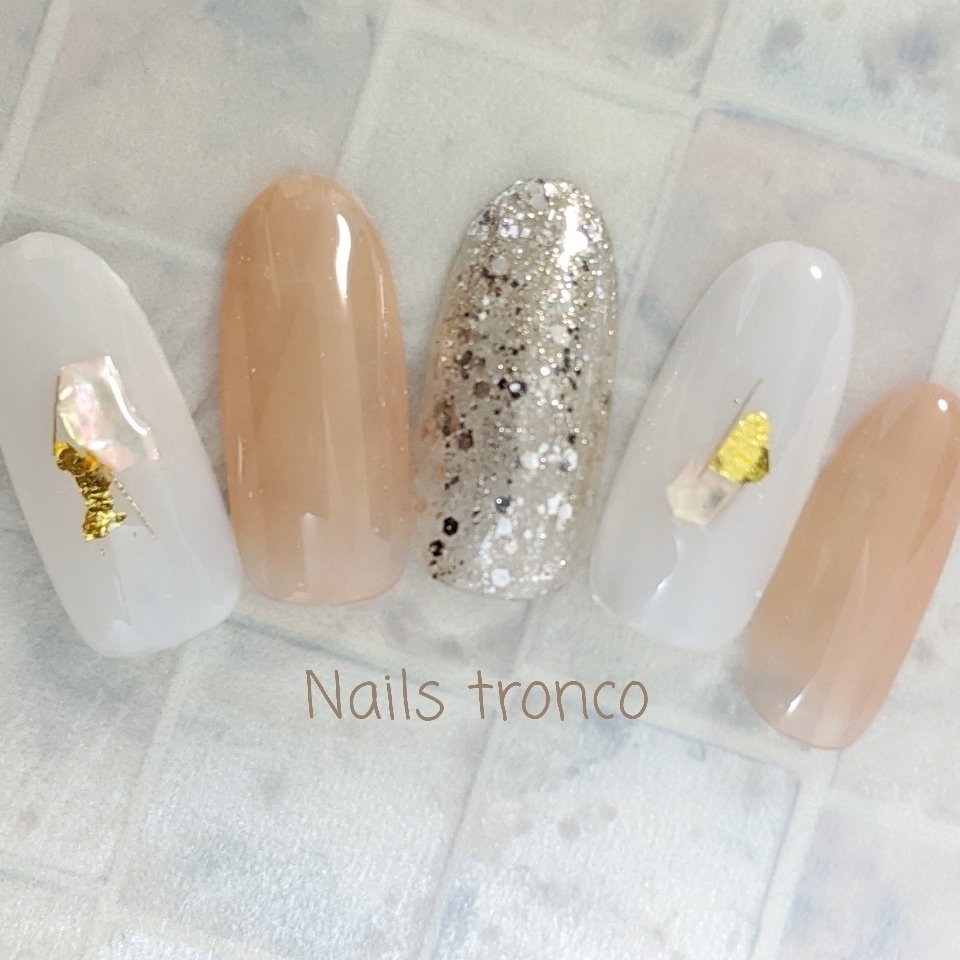 夏 秋 海 オフィス ハンド Nails Tronco ネイルズ トロンコ のネイルデザイン No ネイルブック