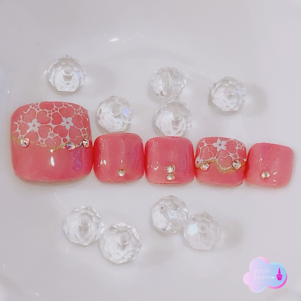 夏 フット ネイルチップ Ateliersereno Nail アトリエセレーノ のネイルデザイン No ネイルブック