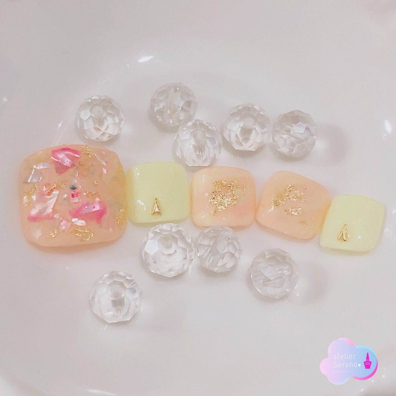 夏 フット ネイルチップ Ateliersereno Nail アトリエセレーノ のネイルデザイン No ネイルブック