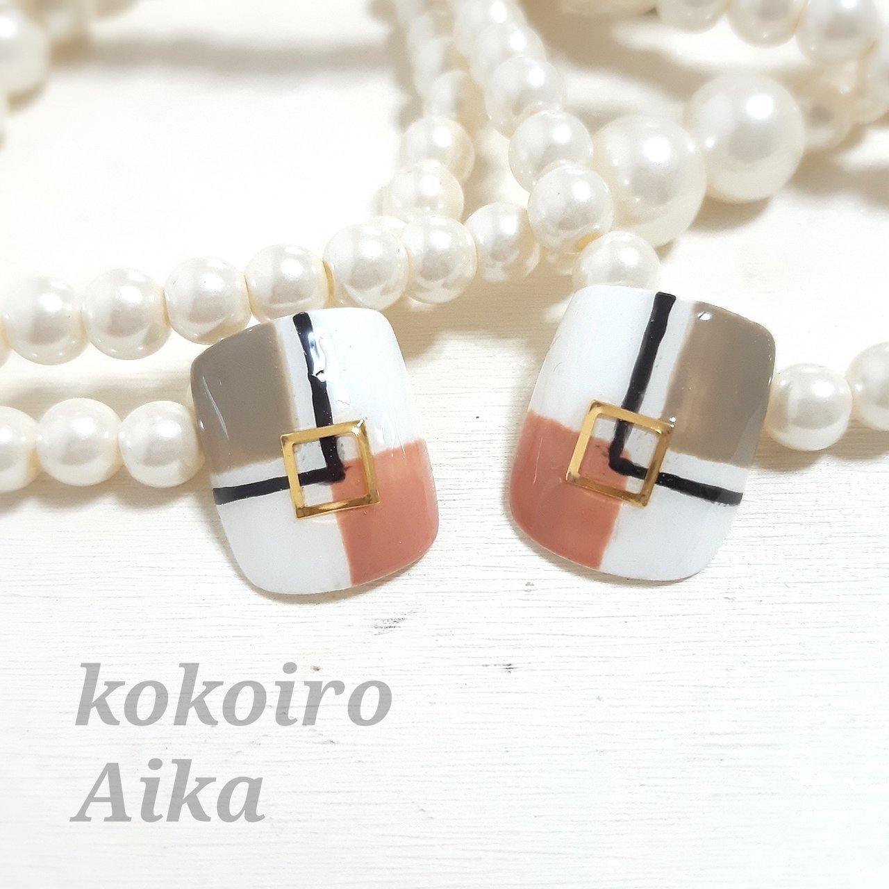 夏 オールシーズン オフィス デート フット Kokoiro Aikaのネイルデザイン No ネイルブック
