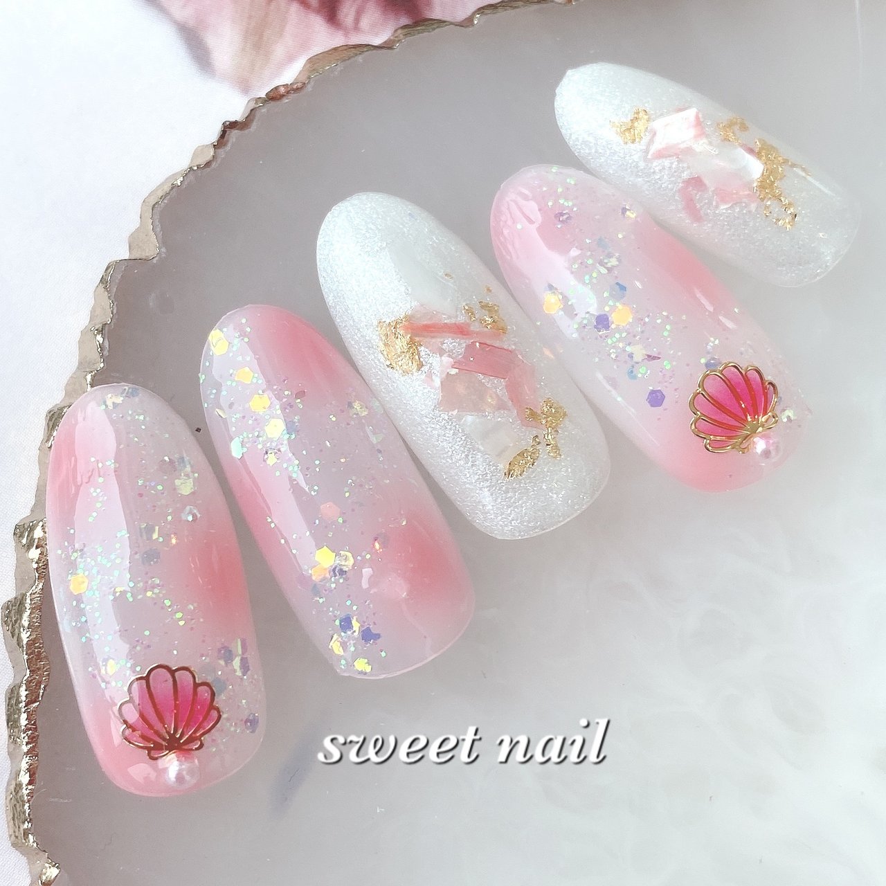 春 夏 旅行 海 ハンド Sweetネイル スクールのネイルデザイン No ネイルブック