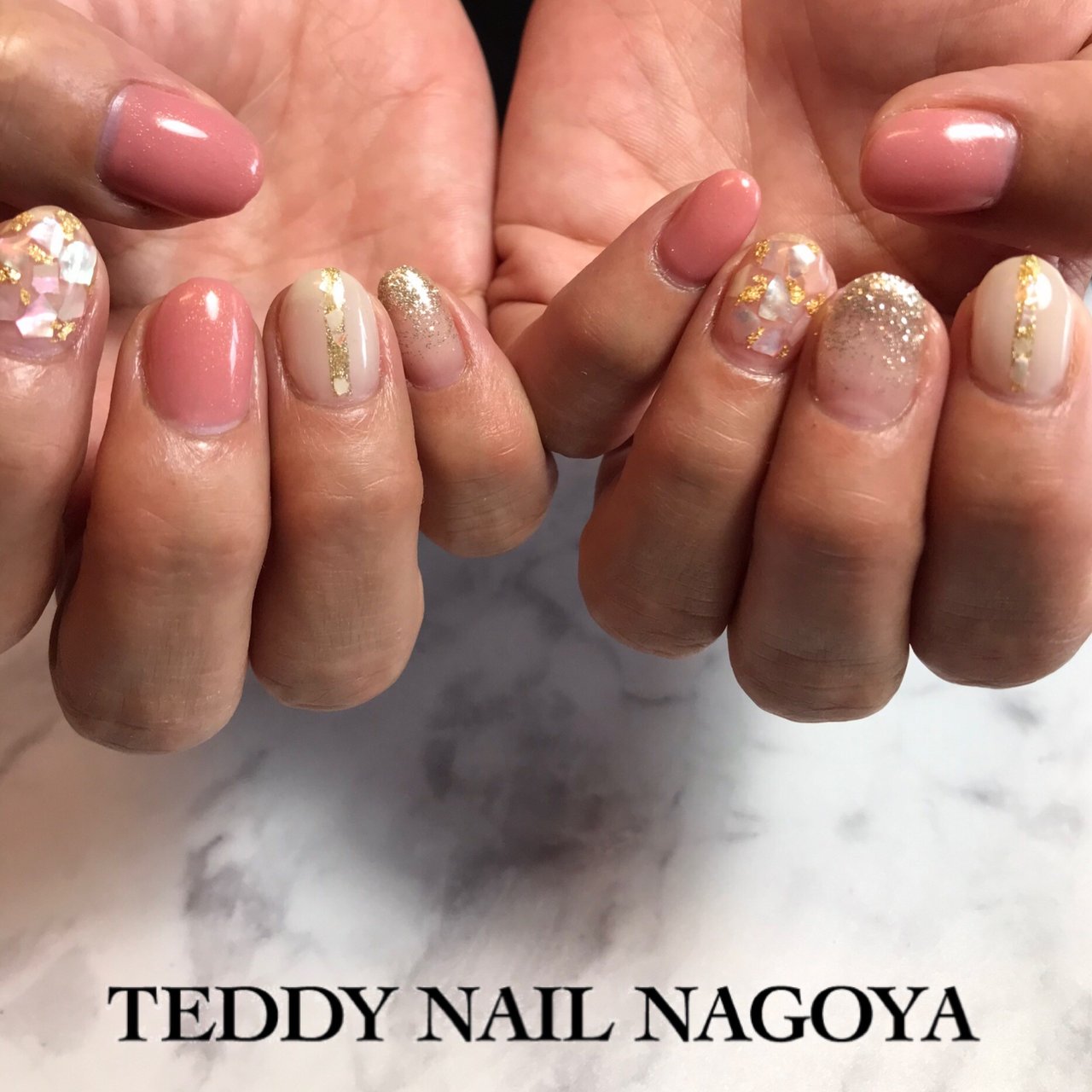 春 夏 デート 女子会 ハンド Teddy Nail Nagoyaのネイルデザイン No ネイルブック