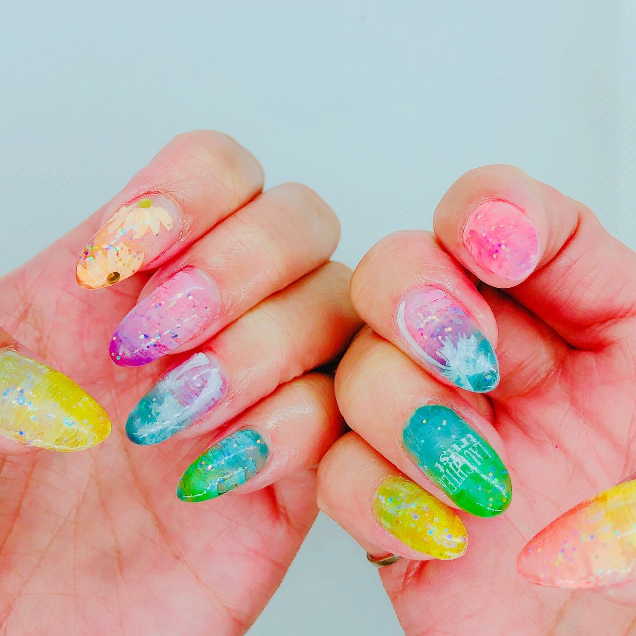 夏 海 リゾート 女子会 フット White ホワイト のネイルデザイン No ネイルブック