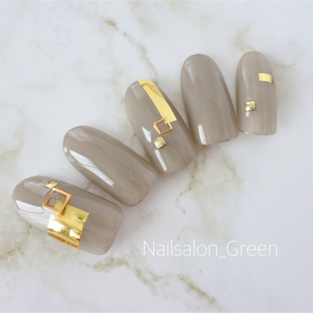 夏 秋 オールシーズン パーティー ハンド Nailsalon Greenのネイルデザイン No ネイルブック