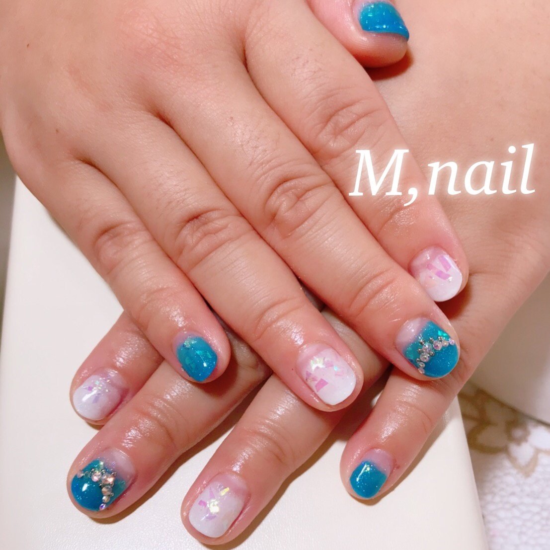 夏 海 デート 女子会 ハンド Nail1212nail1212のネイルデザイン No ネイルブック