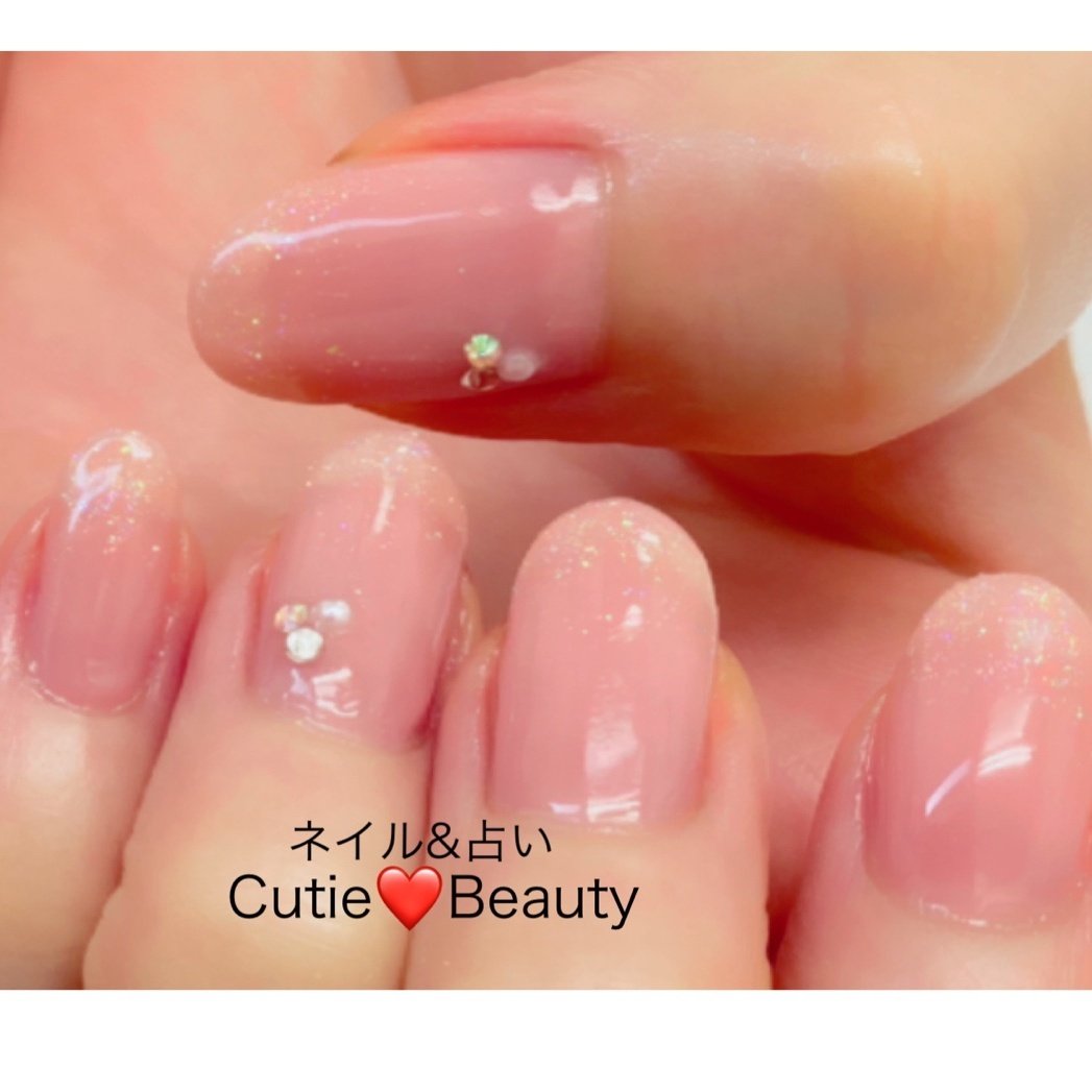 オールシーズン オフィス ブライダル デート ハンド ネイル 占い キューティー ビューティーのネイルデザイン No ネイル ブック