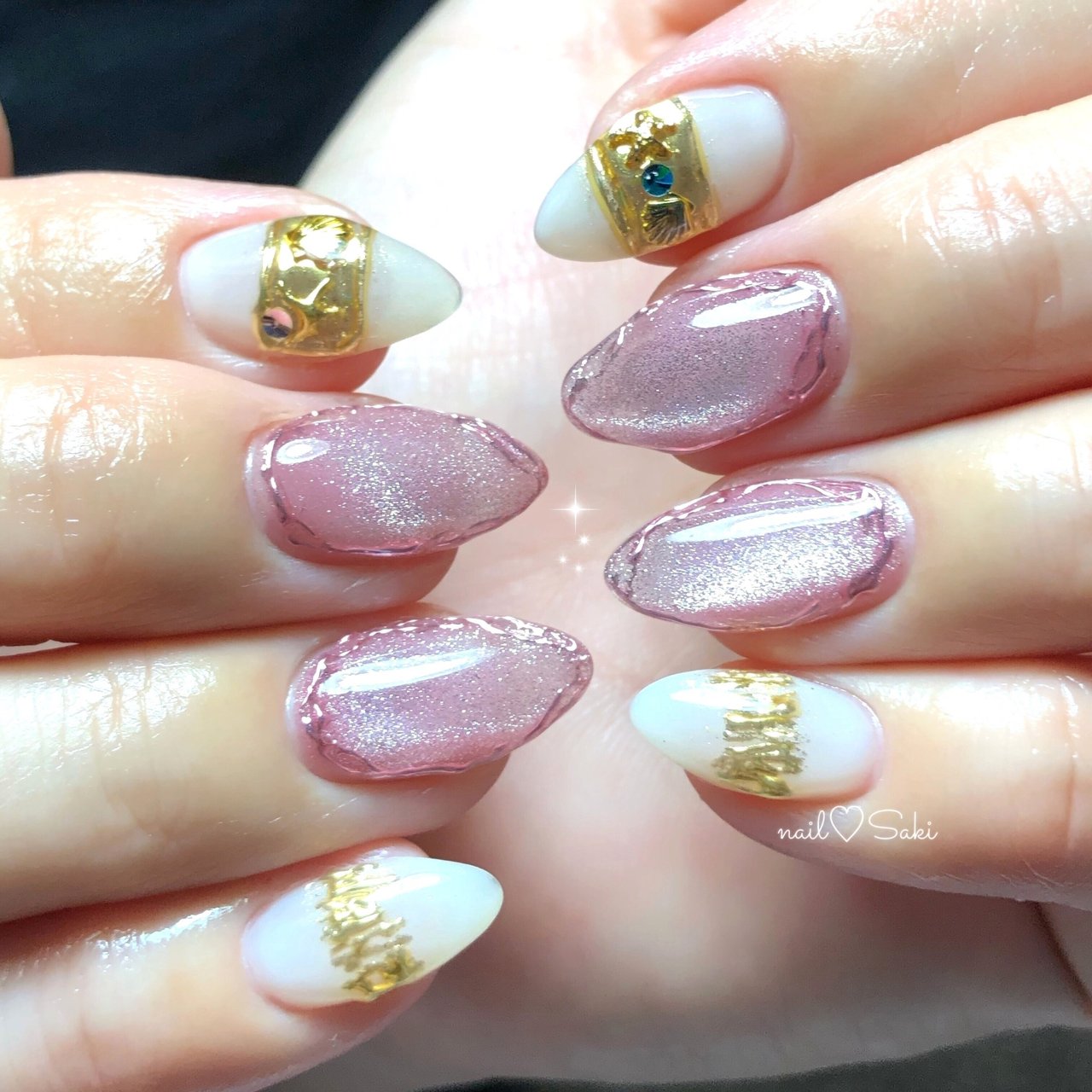 夏 七夕 海 ハンド シンプル Nail Sakiのネイルデザイン No 5525075 ネイルブック