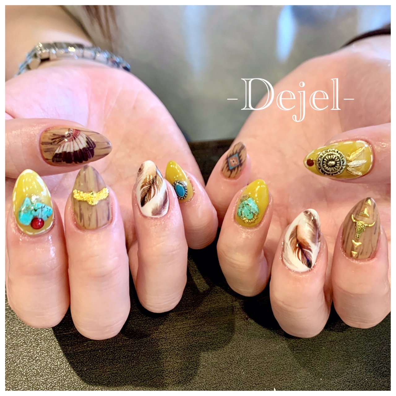 夏 旅行 ライブ パーティー ハンド Nail Salon Dejel ディジェールのネイルデザイン No ネイルブック