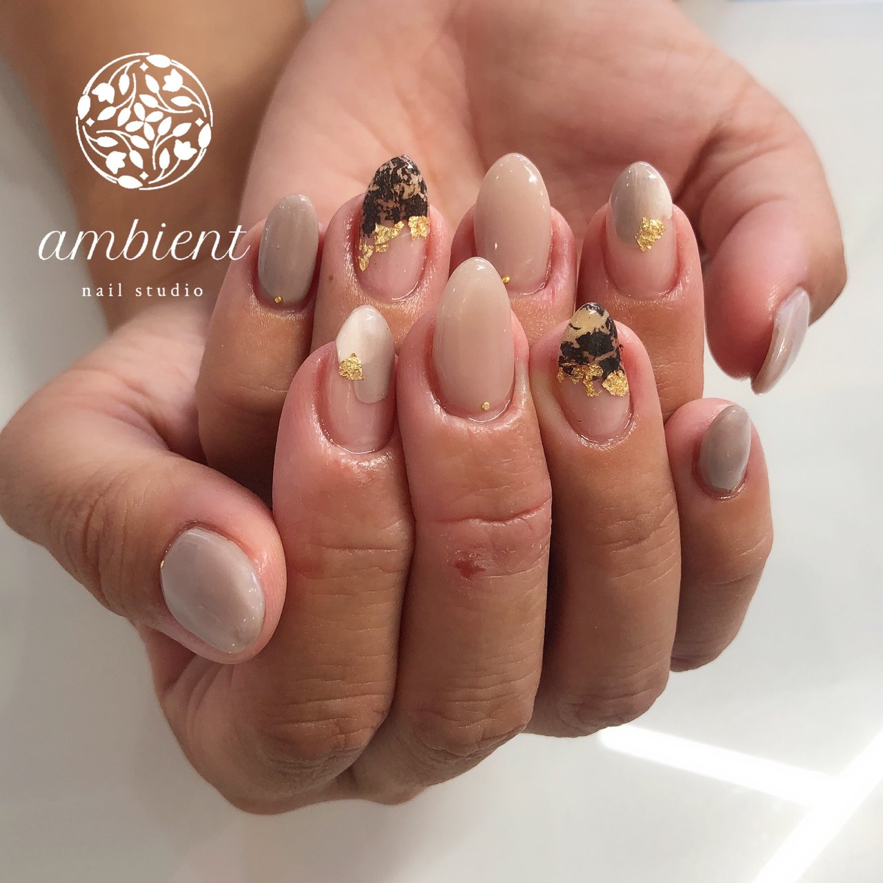 オールシーズン 旅行 オフィス デート ハンド Ambient Nail Salonのネイルデザイン No ネイルブック