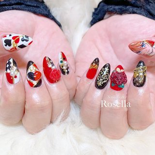 人気順｜#ハーツラビュル寮ネイルのネイルデザイン｜ネイルブック