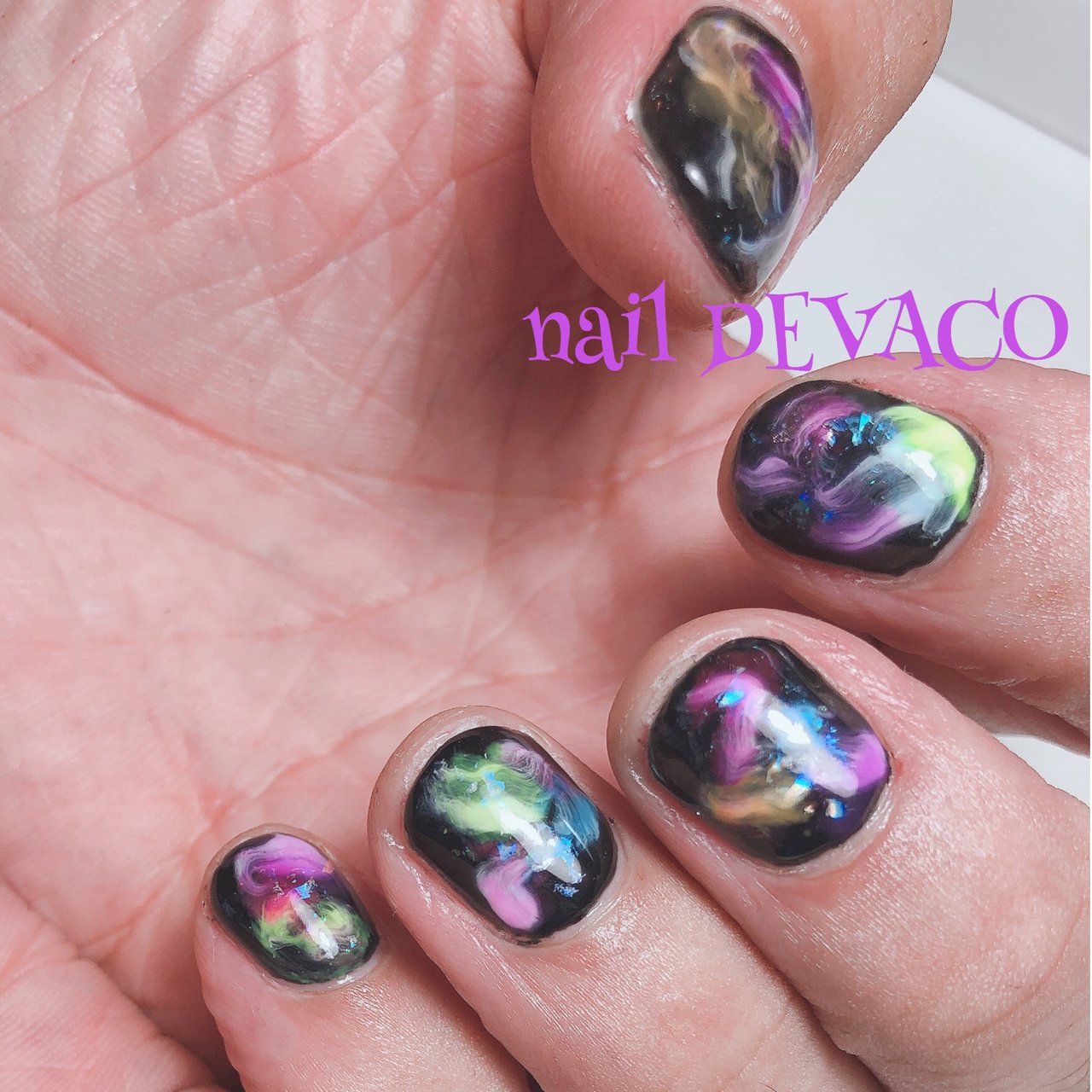 夏 ハンド ホイル ショート ホワイト 999naildevacoのネイルデザイン No ネイルブック