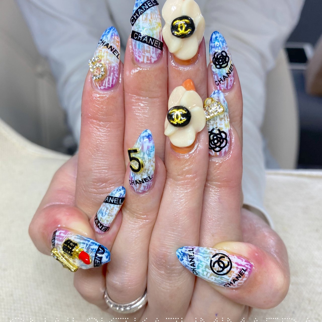 夏 リゾート パーティー 女子会 ハンド Nailskz Kazumimaedaのネイルデザイン No ネイルブック