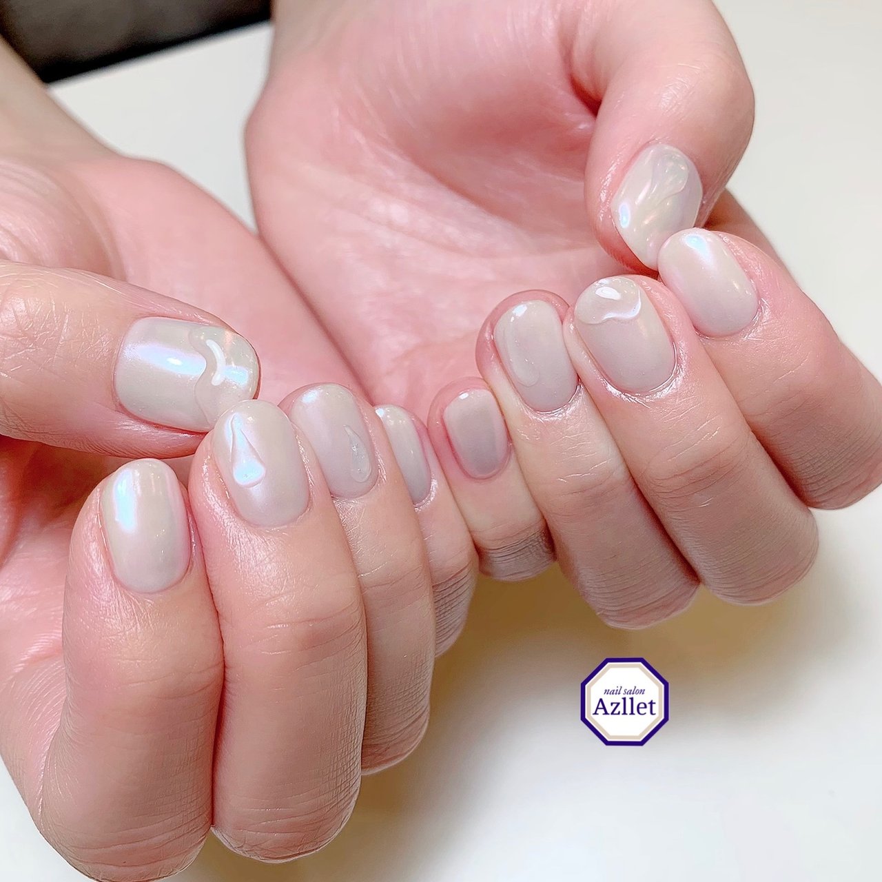 オールシーズン 梅雨 ハンド シンプル ワンカラー 涼木のり子 Azllet アズレット 祐天寺 のネイルデザイン No ネイル ブック