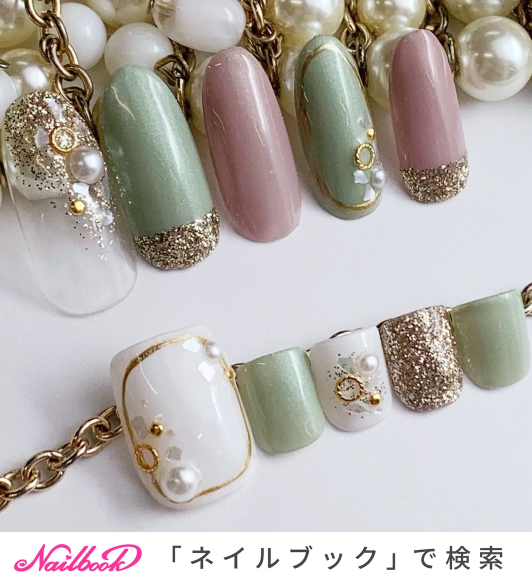 夏 海 リゾート カラフル ジェル Nailsalon Asianのネイルデザイン No ネイルブック