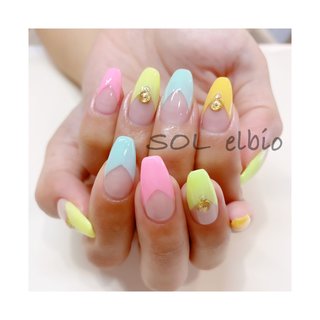 #マツエク#マツex#まつ毛エクステ#solelbio#sol#elbio山梨#甲府#山梨マツエクサロン#山梨ネイルサロン#山梨眉毛エクステ#ネイルサロン#まつ毛エクステサロン#マツエクデザイン#マツパー#アイラッシュカール#おしゃれさんと繋がりたい#nail#ネイル#ジェルネイル#ネイルデザイン#定額ネイル#💅#フレンチ#フレンチネイル#Ｖフレンチ#パステルカラーネイル#パステルカラー#カラフルネイル#おすすめネイル#ホットペッパーから予約出来ます#ホットペッパービューティー #オールシーズン #ハンド #フレンチ #ロング #パステル #カラフル #ジェルネイル #お客様 #SOL elbio #ネイルブック