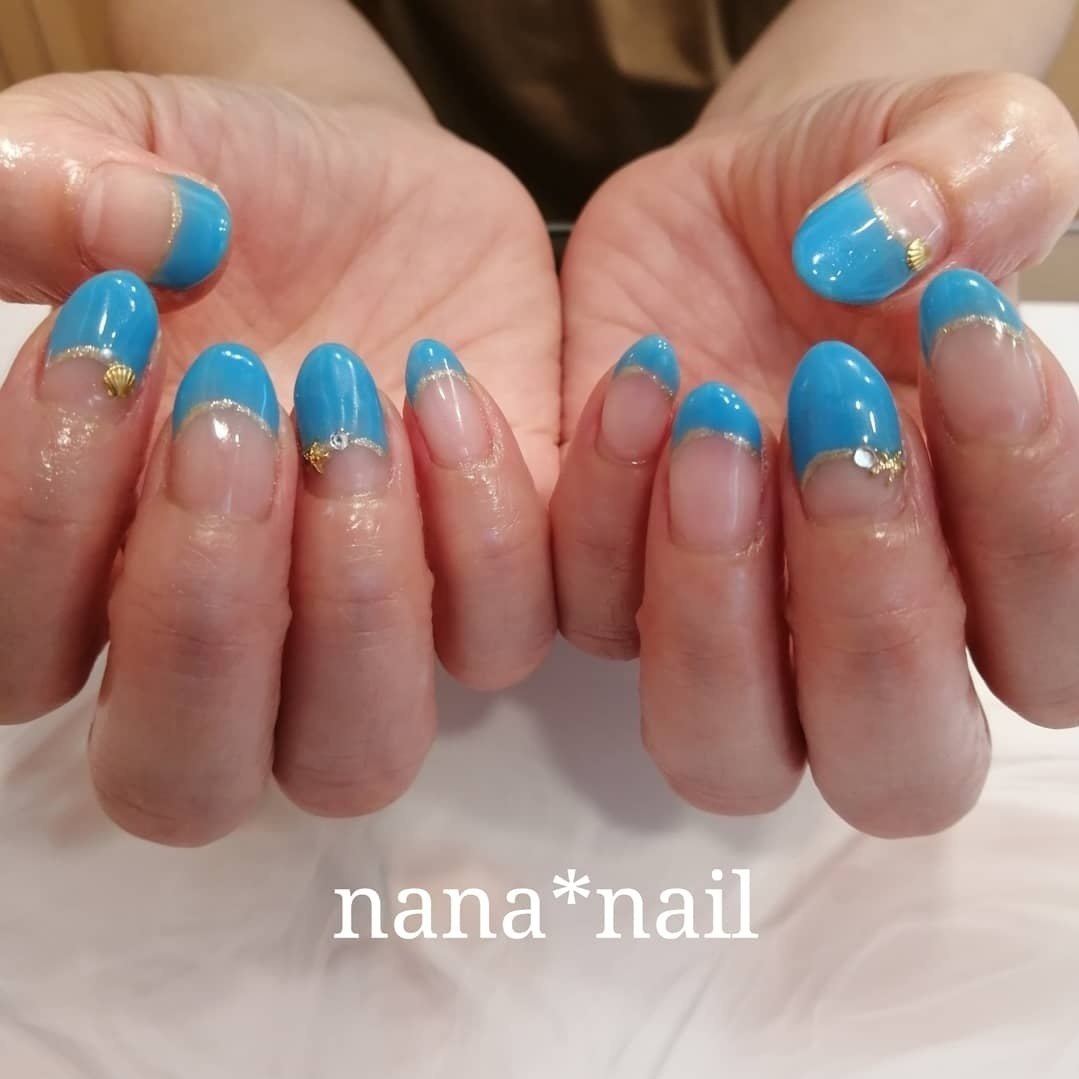 夏 海 リゾート 女子会 ハンド Nana Nailのネイルデザイン No ネイルブック