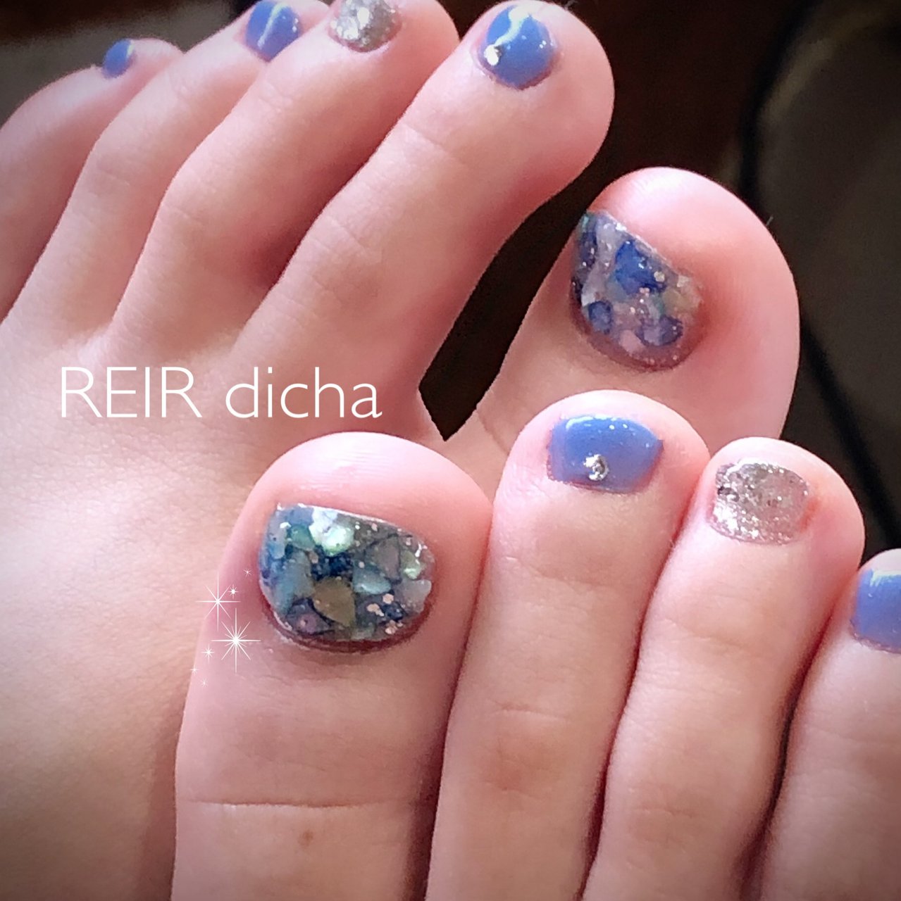 フット】ブルーシェル フットネイルチップ 【公式通販】