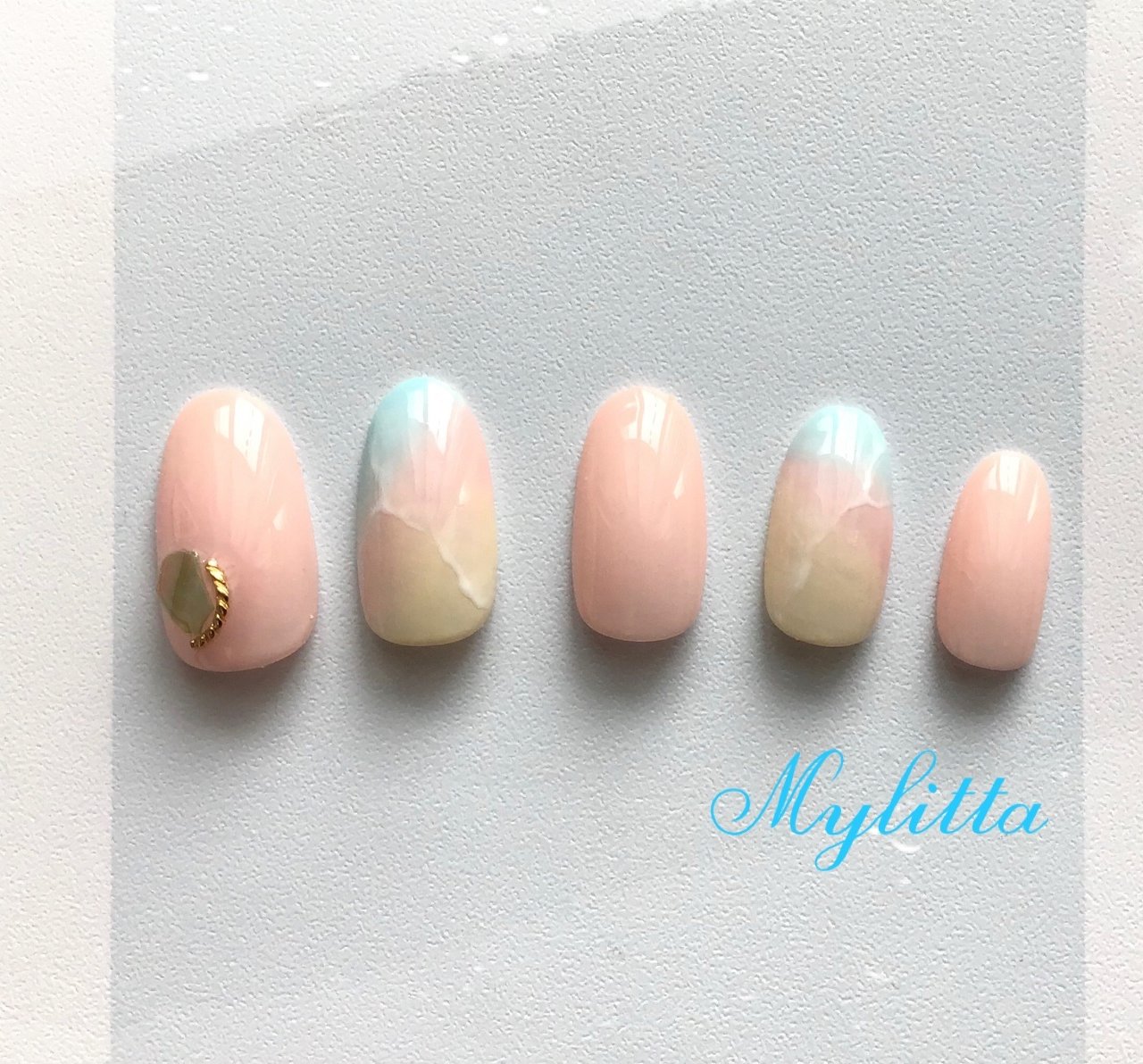 夏 Mylitta402のネイルデザイン No ネイルブック