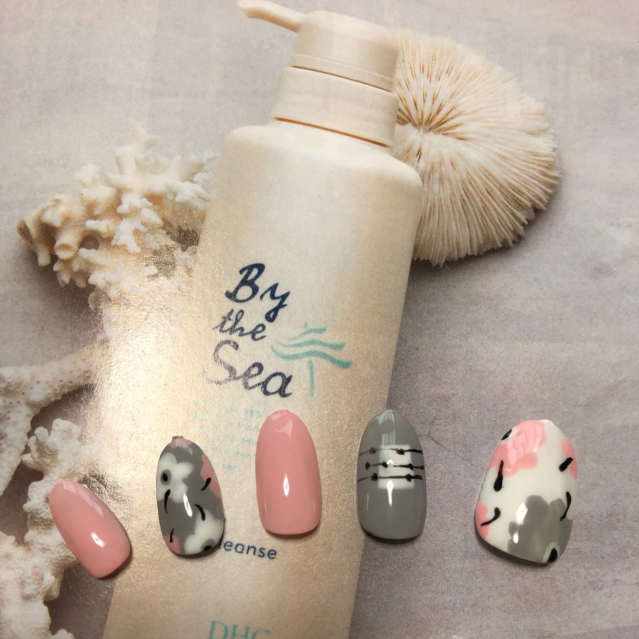 ハンド ピンク グレー Nail Salon Sio のネイルデザイン No 5534966 ネイルブック