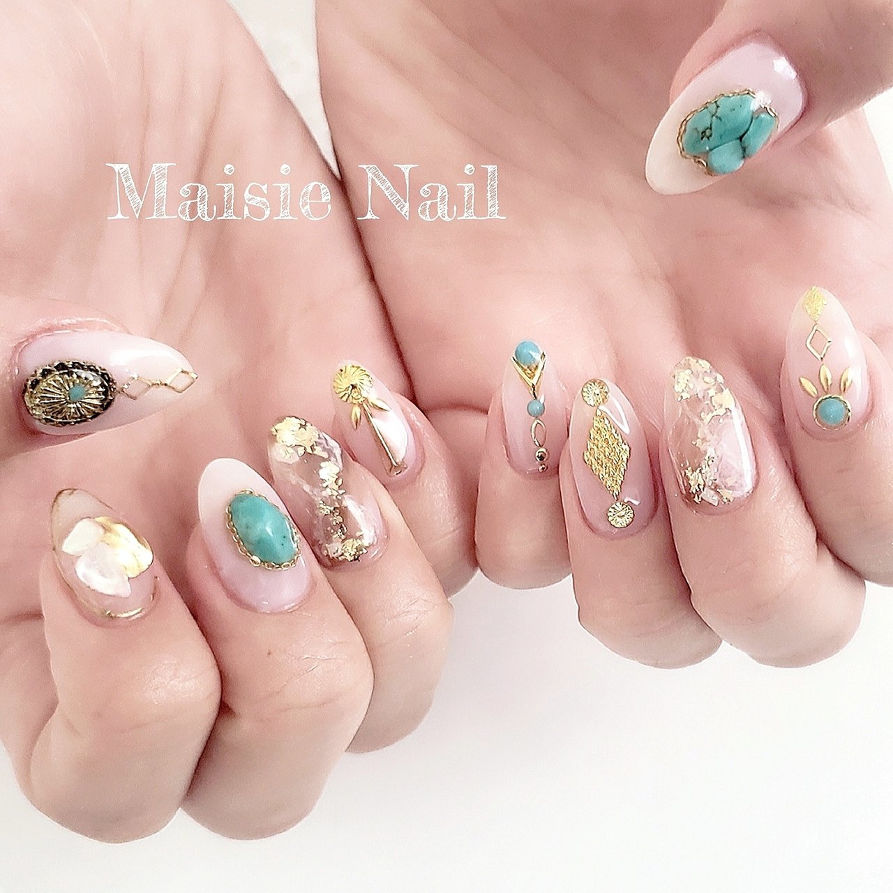 夏 旅行 海 リゾート ハンド Maisie Nail メイジーネイルのネイルデザイン No ネイルブック