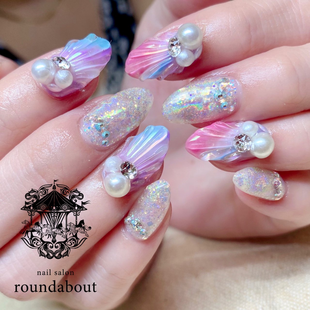 夏 旅行 海 リゾート ハンド Yuko Nail Salon Roundabout のネイルデザイン No ネイルブック