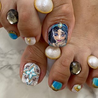 おすすめ順 フット モロッコタイルネイルのネイルデザイン 2ページ目 ネイルブック