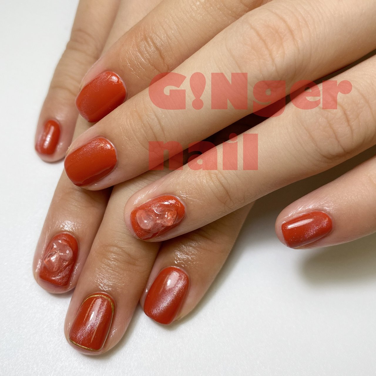 オールシーズン パーティー 女子会 ハンド シンプル Ginger Nail 代々木 ジンジャーネイルのネイルデザイン No ネイルブック