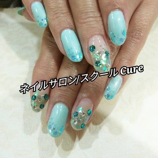 ラメジェルネイルのネイルデザイン ネイルブック