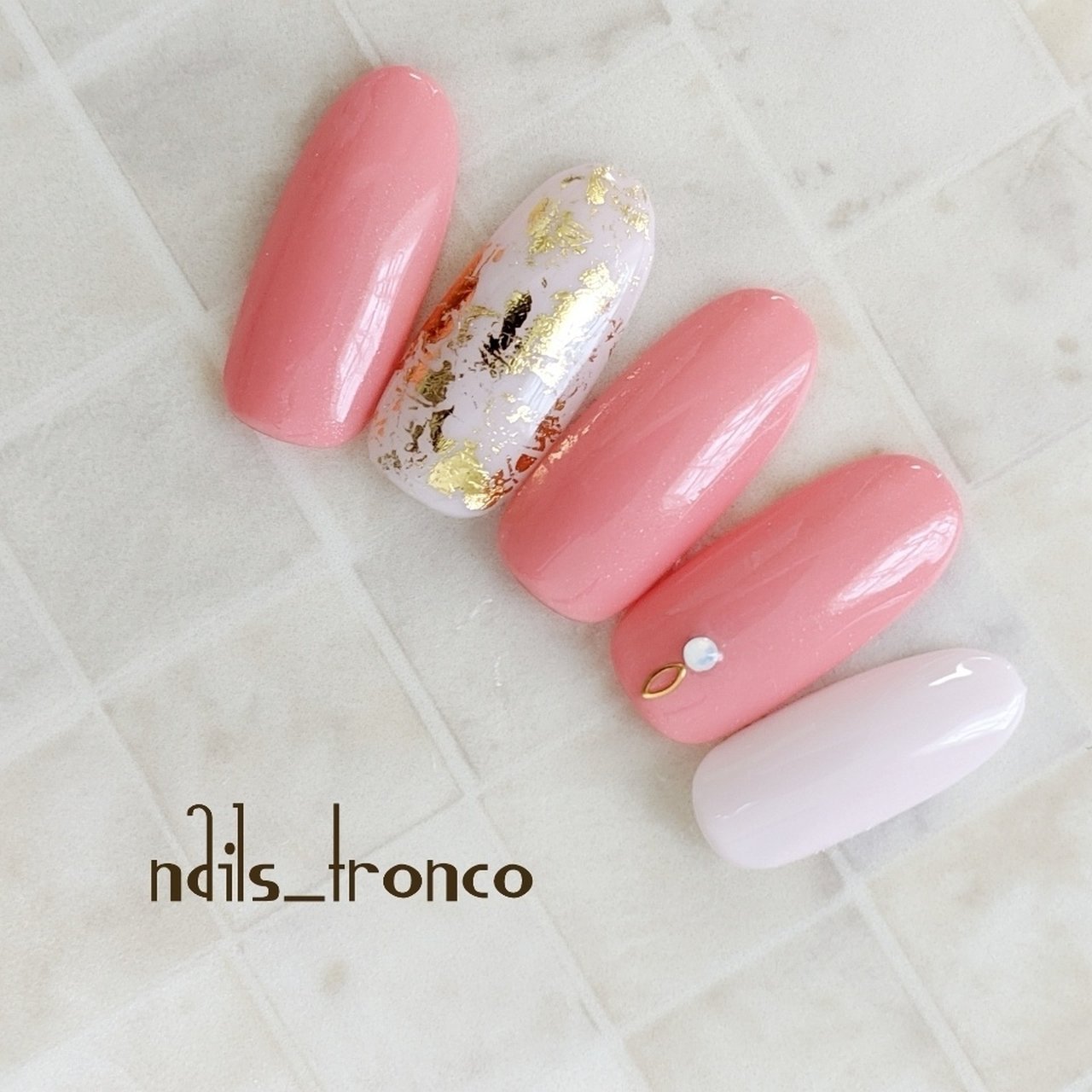 オールシーズン 旅行 オフィス ブライダル ハンド Nails Tronco ネイルズ トロンコ大崎 五反田店 のネイル デザイン No ネイルブック