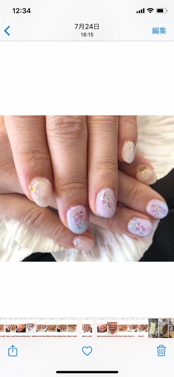 オールシーズン 梅雨 デート 女子会 ハンド Nail Salon Sakuraのネイルデザイン No ネイルブック