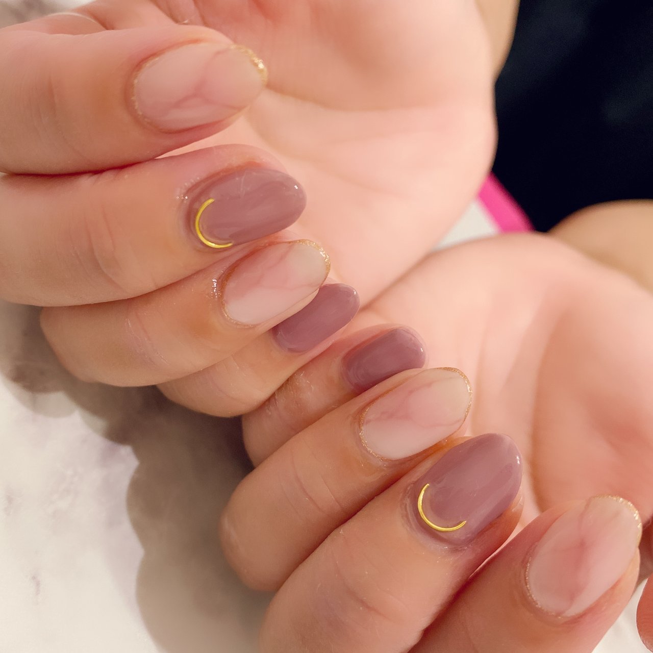 秋 オールシーズン デート 女子会 ハンド Leciel Nail 豊田市ネイルサロン のネイルデザイン No ネイルブック