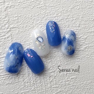 青紫のネイルデザイン 2ページ目 ネイルブック