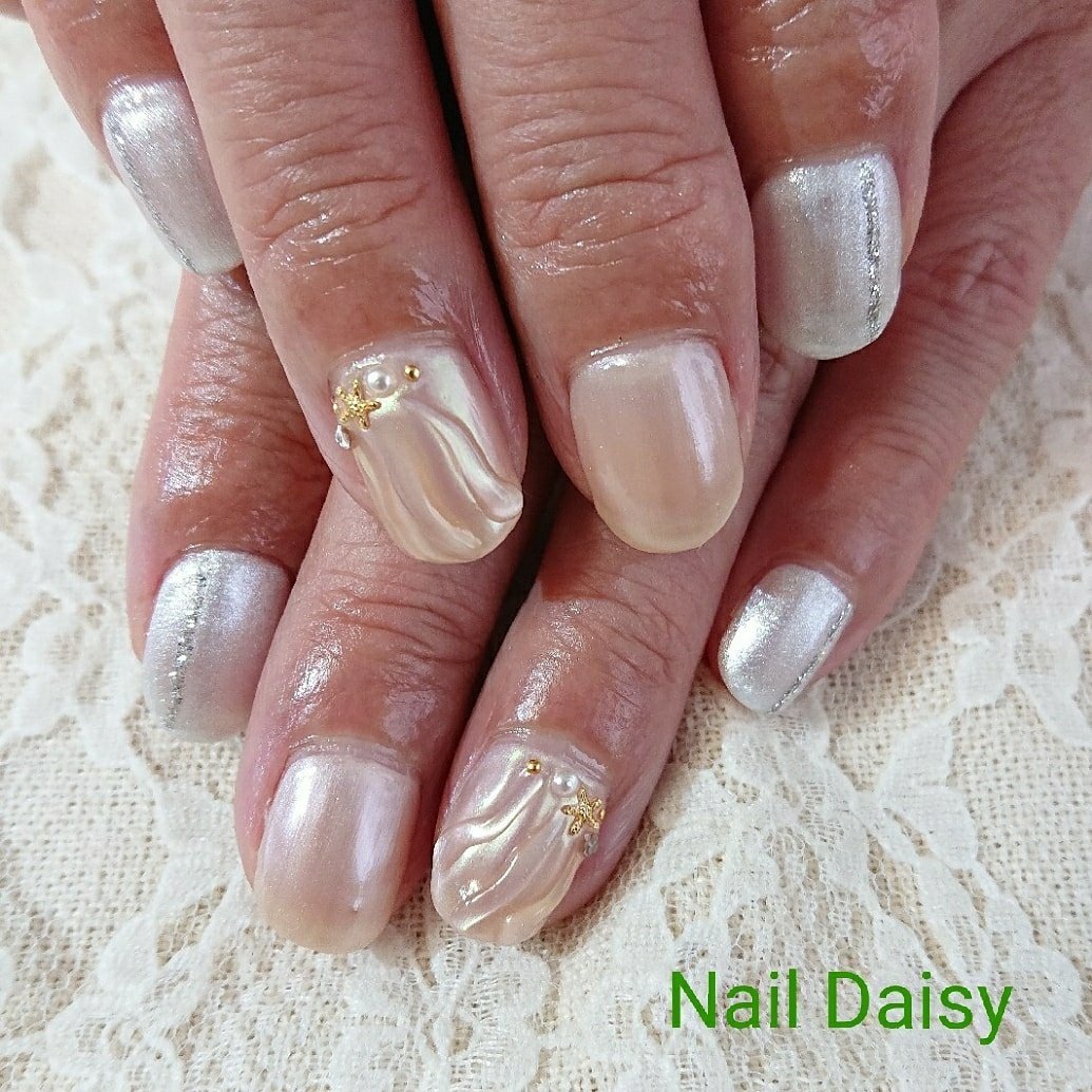 夏 海 リゾート ハンド ワンカラー Naildaisyのネイルデザイン No ネイルブック