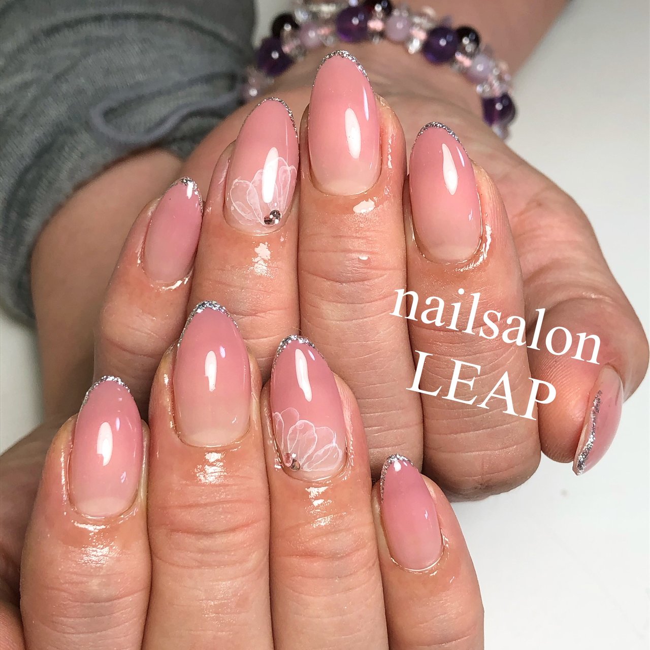 春 夏 オールシーズン デート ホワイト Nailsalon Leapのネイルデザイン No ネイルブック